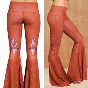 teeki yoga bell bottom pants